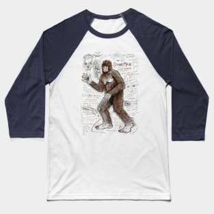 the Stoneman - a Bigfoot Creature Baseball T-Shirt